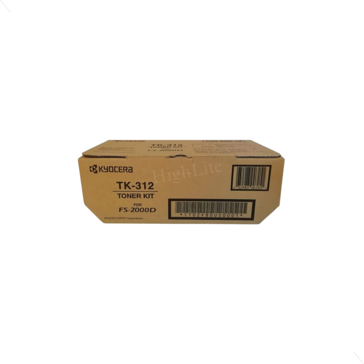 Kyocera 1T02F80US0 (TK-312) Black Toner Cartridge.