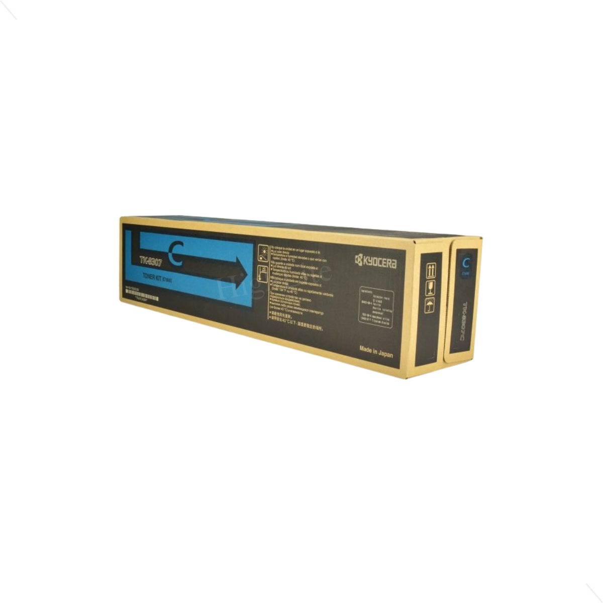 Kyocera 1T02LKCUS0 (TK-8307C) TASKalfa Cyan Toner Cartridge.