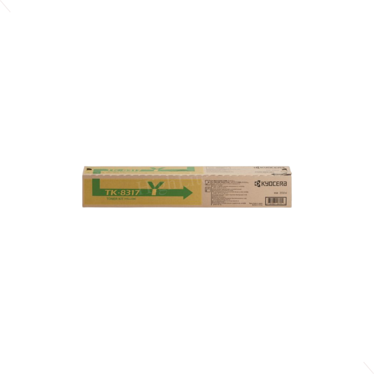 Kyocera 1T02MVAUS0 (TK-8317Y) TASKalfa Yellow Toner Cartridge.