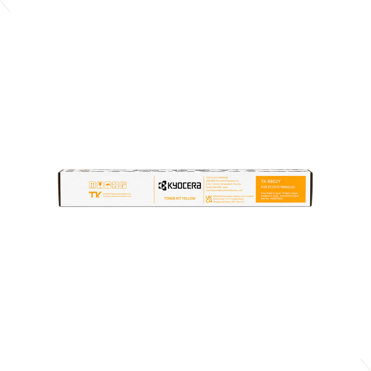Kyocera 1T02NDAUS1 (TK-8517Y) TASKalfa Yellow Toner Cartridge.