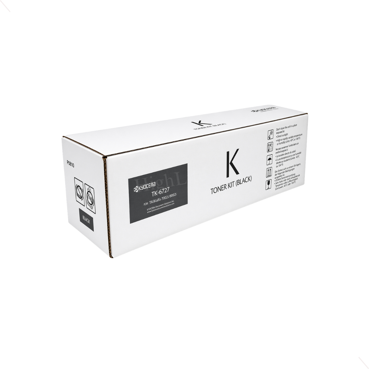 Kyocera 1T02NJ0US0 (TK-6727) TASKalfa Black Toner Cartridge.