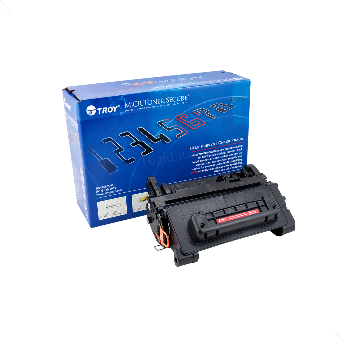 TROY 02-81350-001 601 602 603 MICR Toner Secure Cartridge.