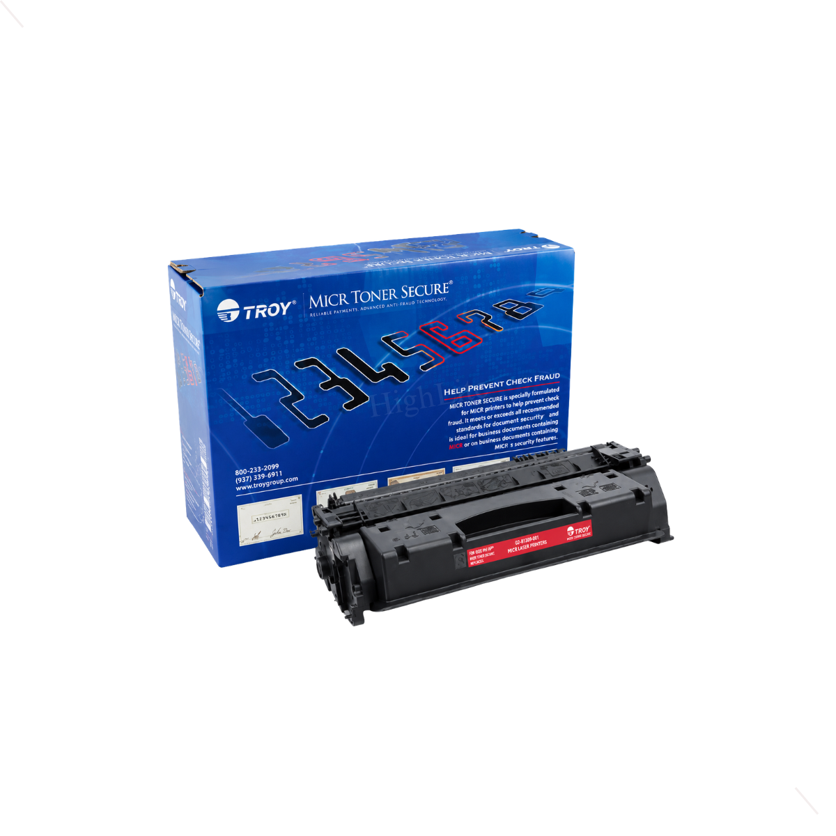 TROY 02-81551-001 401 High Yield MICR Toner Secure Cartridge.