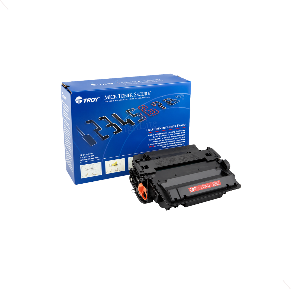 TROY 02-81601-001 M525 P3015 High Yield MICR Toner Secure Cartridge.