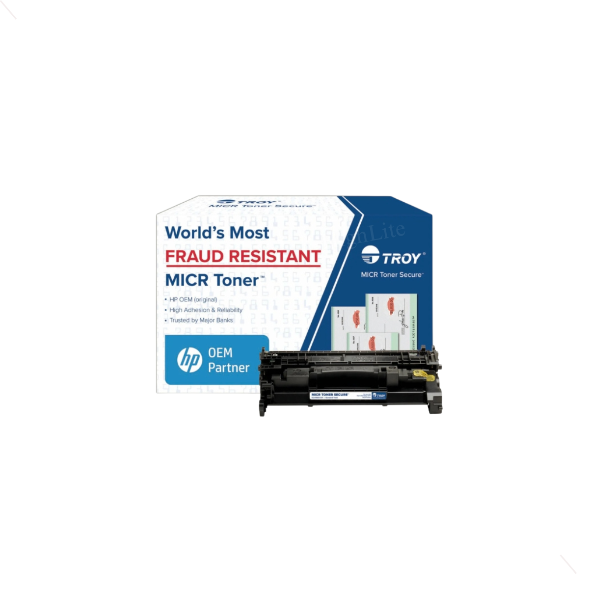 TROY 2-8168-E1T-16
M507 M528 MICR Toner Secure Standard Yield Cartridge.