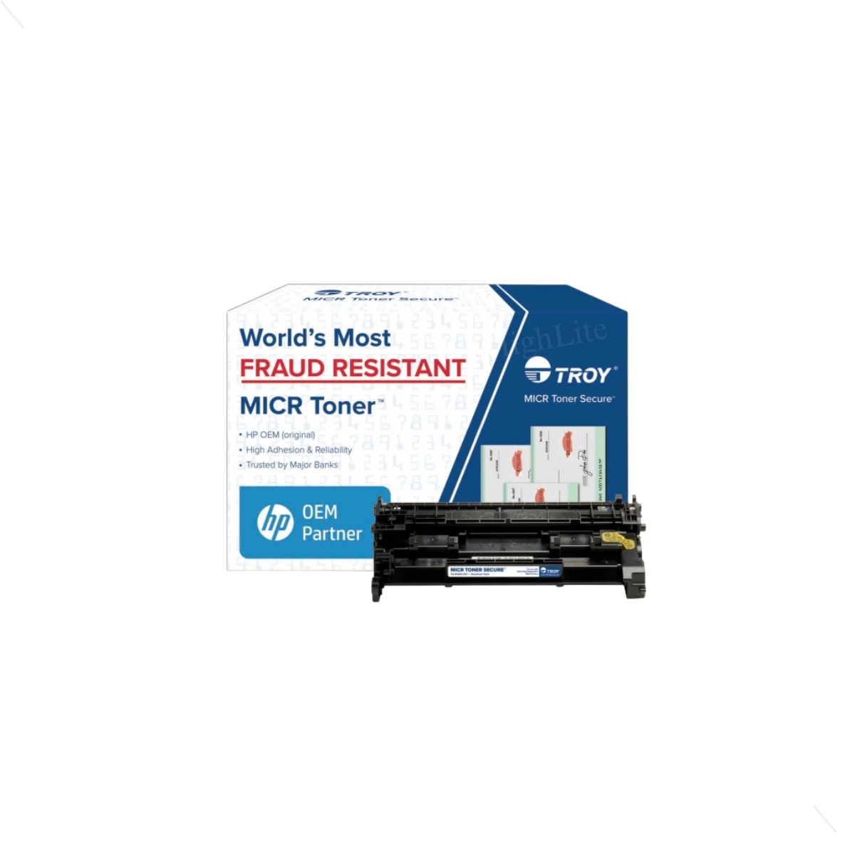 TROY 02-CF258A-001 M404 M406 M428 Standard Yield MICR Toner Secure Cartridge.