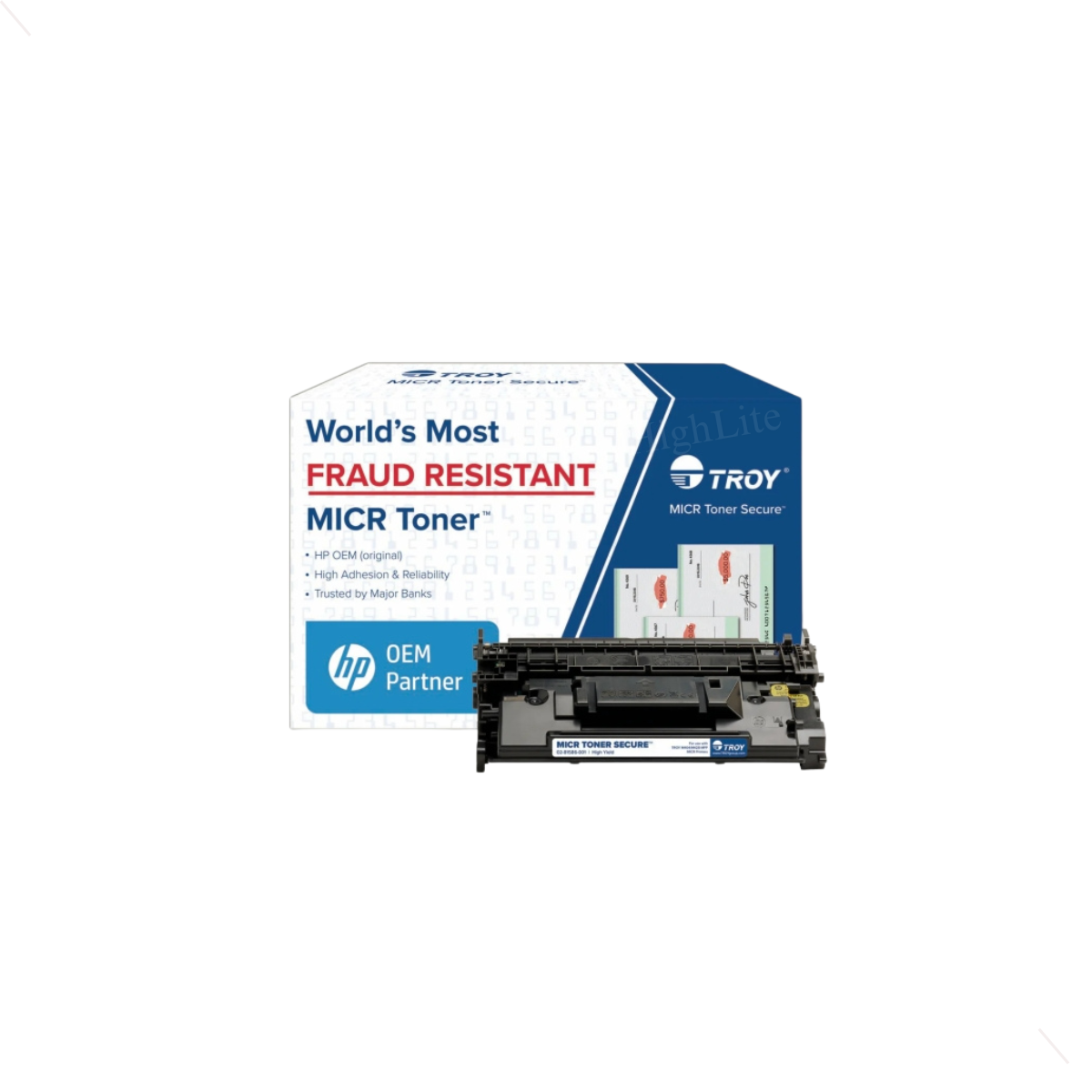 TROY 02-CF258X-001 M404 M406 M428 High Yield MICR Toner Secure Cartridge.