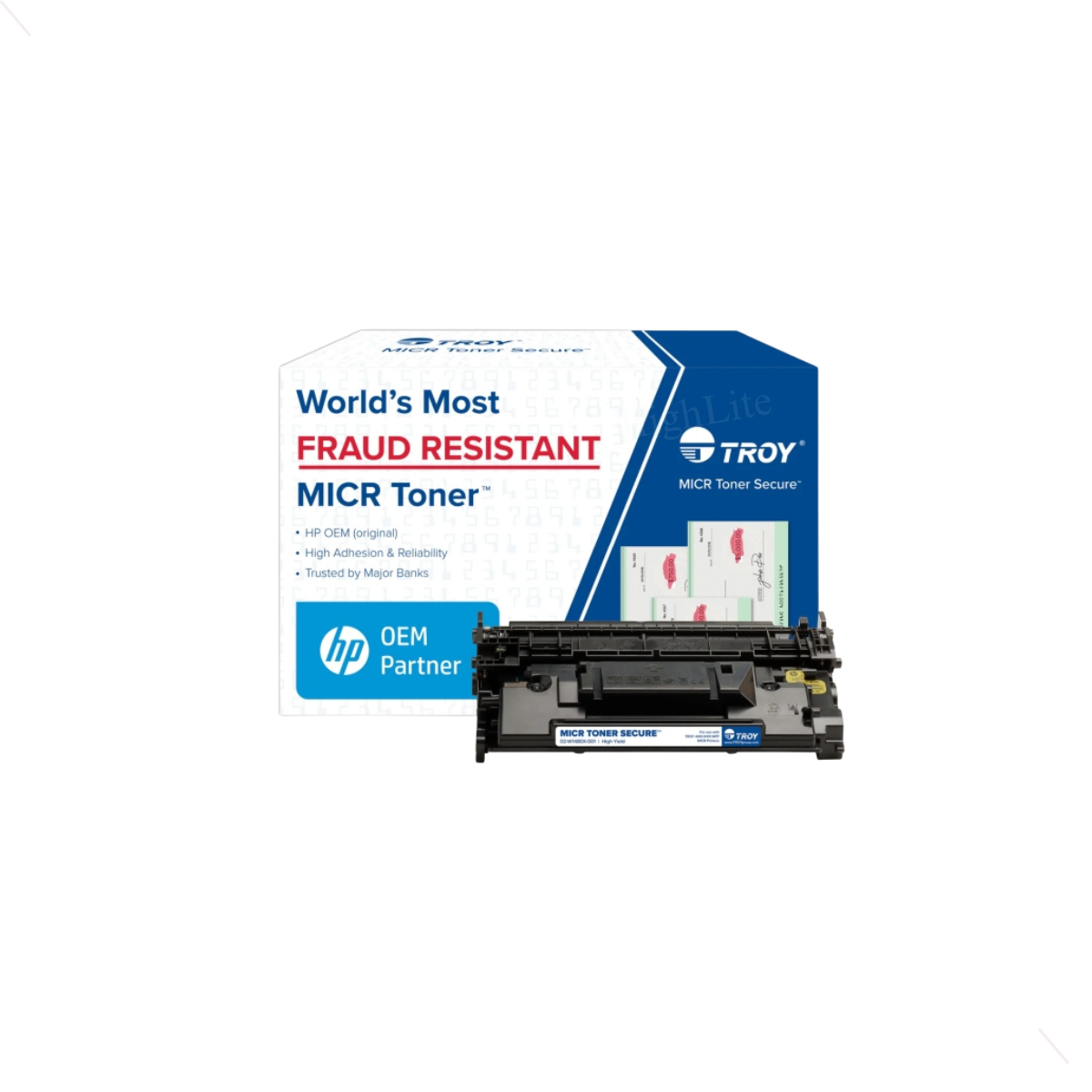 TROY 02-W1480X-001 4001 4101 High Yield Secure MICR Toner Cartridge.