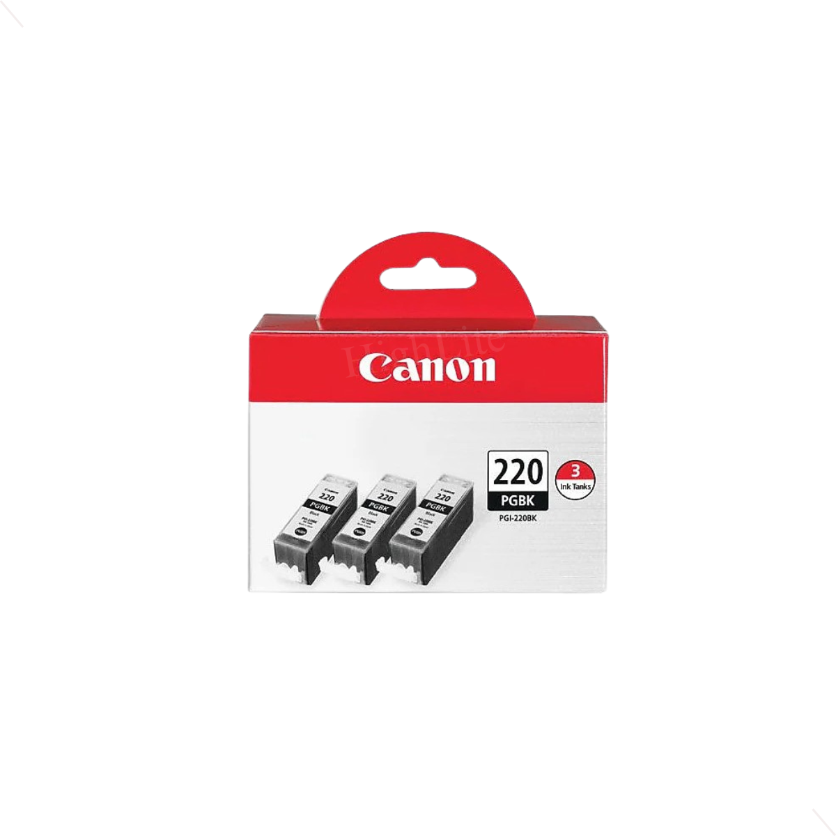 Canon 2945B004 (PGI-220BK) Black Pigment Ink Tank Multipack.