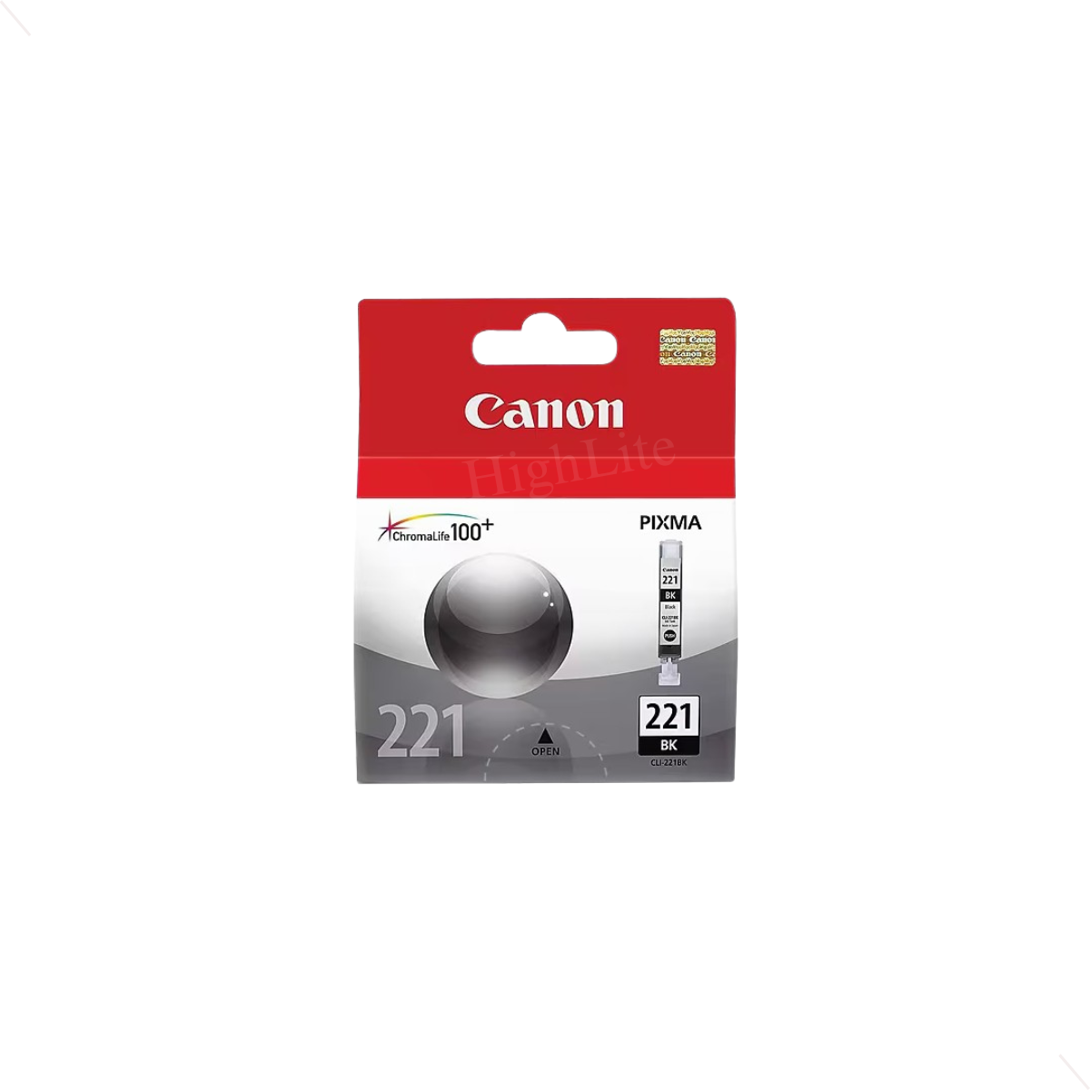Canon 2946B001 (CLI-221BK) Black Ink Tank.