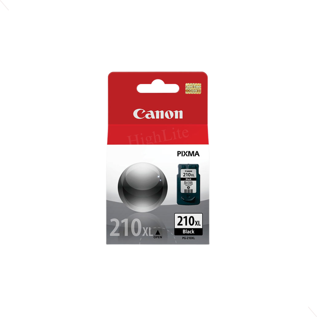 Canon 2973B001 (PG-210XL) PIXMA Extra Large Capacity Black Ink Cartridge.