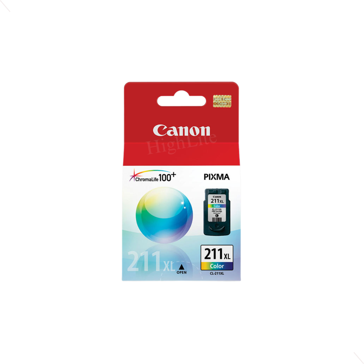 Canon 2975B001 (CL-211XL) PIXMA Extra Large Capacity Color Ink Cartridge.
