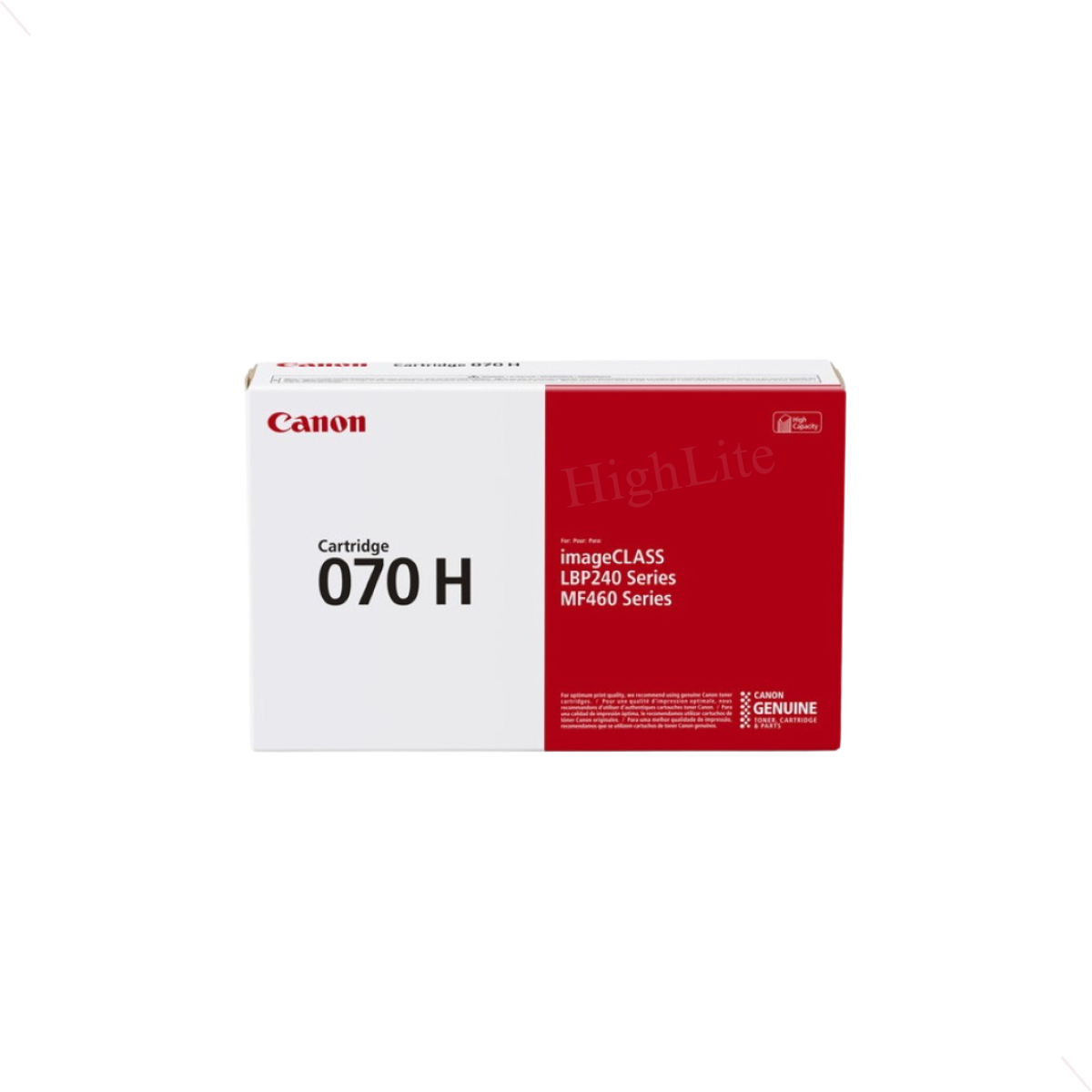 Canon 5640C001AA (CRG-070 H) imageCLASS Capacity Black Toner Cartridge.
