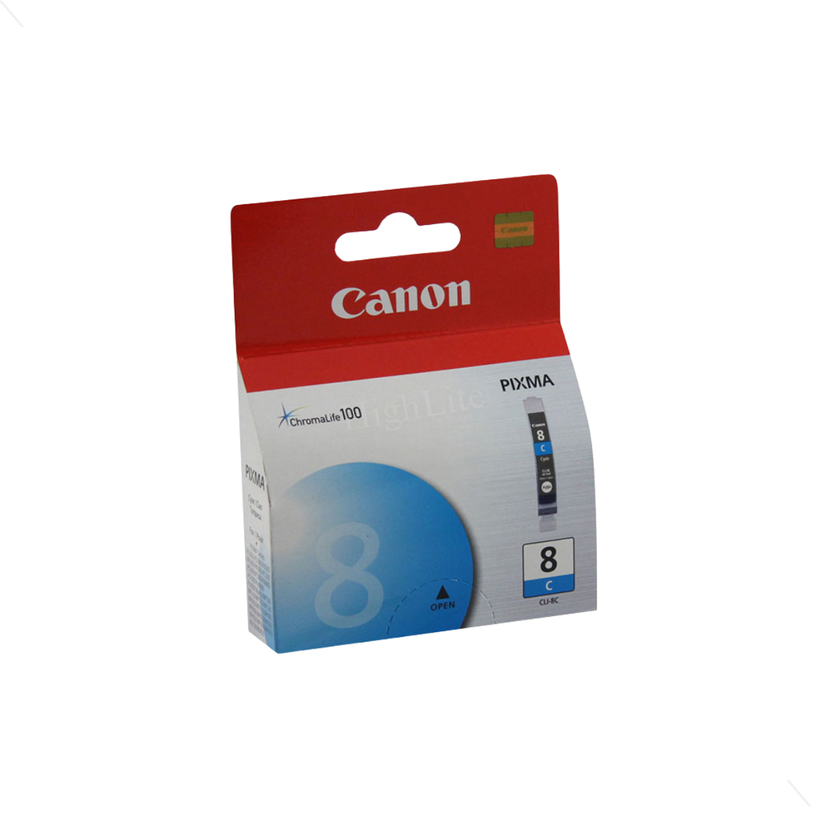 Canon 0621B002 (CLI-8C) Mark II Cyan Ink Tank.