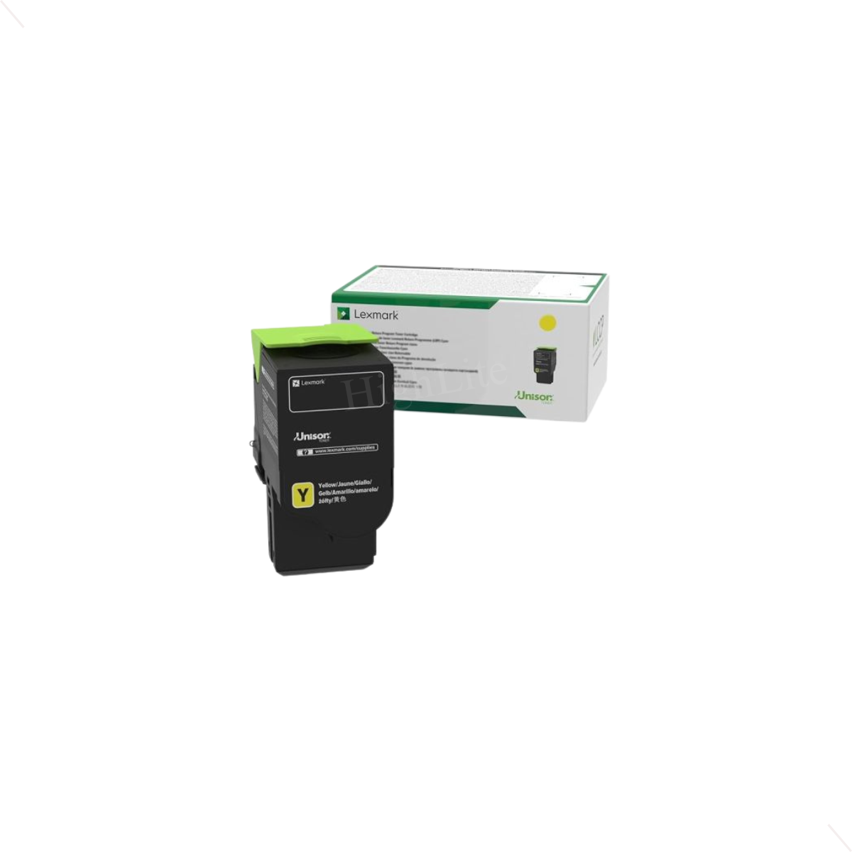Government Lexmark 78C0XYG Yellow Program Toner Cartridge.